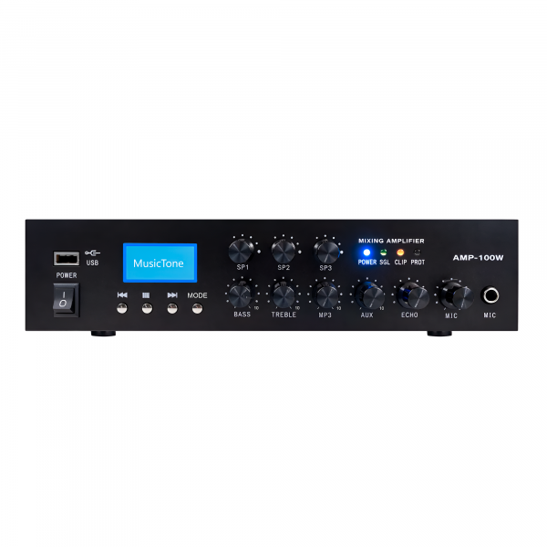 AMP-100W - Усилитель мощности, трансляционный, 100Вт