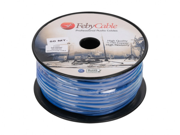 Feby Cable FC222BL-50 - Кабель микрофонный