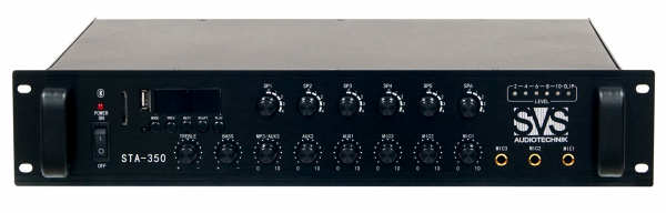 SVS Audiotechnik STA-350 - Микшер-усилитель 6-зонный, 350 Вт