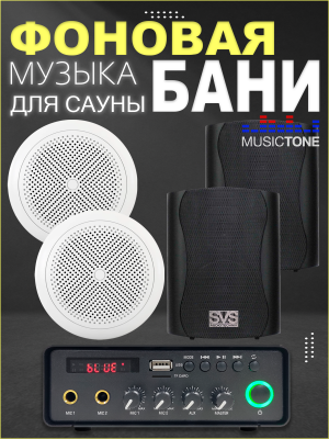 MusicTone HM40-4B Акустика для бани, сауны, бассейна 