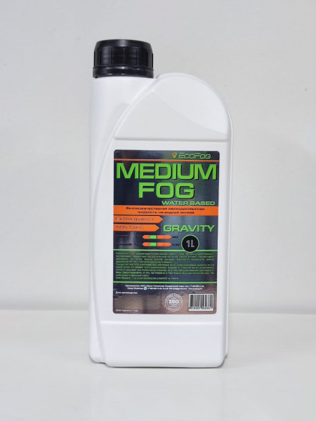 EcoFog EF-Gravity-1L - Жидкость для дым-машин, среднего рассеивания