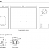 AuraSonics QUADRATE SUB-BK - Компактный настенный сабвуфер, 80Вт