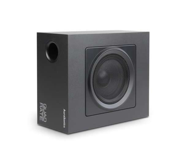 AuraSonics QUADRATE SUB-BK - Компактный настенный сабвуфер, 80Вт