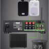 MusicTone MT60B Акустика потолочная черная 10шт. Усилитель 2х зонный