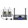 XLINE MD-262A-B - Радиосистема двухканальная c двумя головными микрофонами