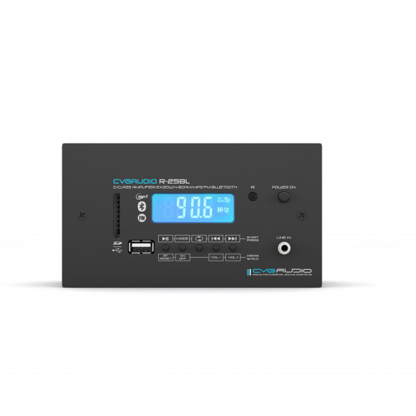 CVGAUDIO R-25BL - Усилитель мощности, миниатюрный, двухканальный, 2 х 15 Вт