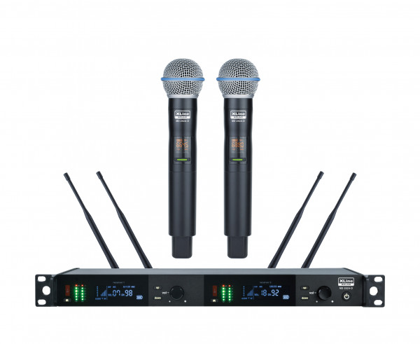 XLINE MD-262A-D - Радиосистема двухканальная c двумя ручными передатчиками