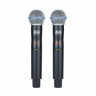 XLINE MD-262A-D - Радиосистема двухканальная c двумя ручными передатчиками