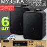 MusicTone MT02-6 Акустика для кафе, комплект для фоновой музыки