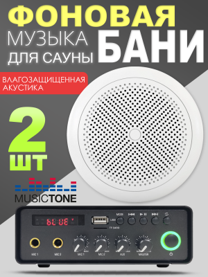 Акустика для бани, сауны, бассейна MusicTone HM40