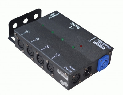 Anzhee DMX Splitter 4 - Сплиттер DMX-сигнала, 4 выхода